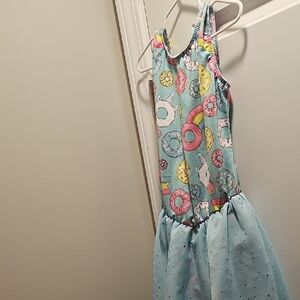 Colorful Donut Printed Leotard